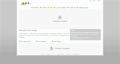Desktop Screenshot of gptgroup.co.in