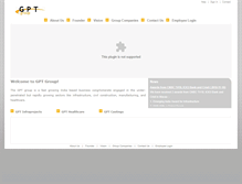 Tablet Screenshot of gptgroup.co.in